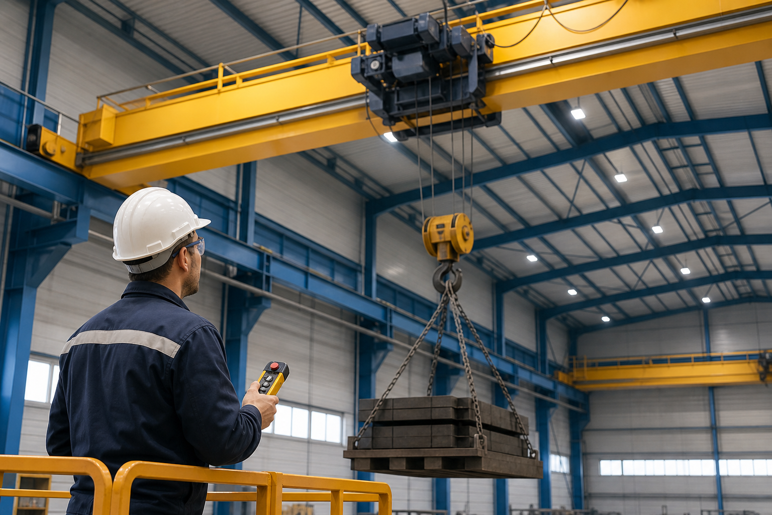 آموزش اپراتور و کاهش خطرات کار با جرثقیل سقفی